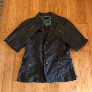 Eddie Bauer Dark Olive Green Jacket Size 8